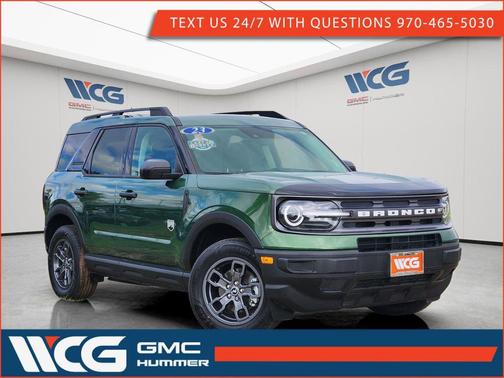 Eruption Green Metallic 2023 Ford Bronco Sport Big Bend