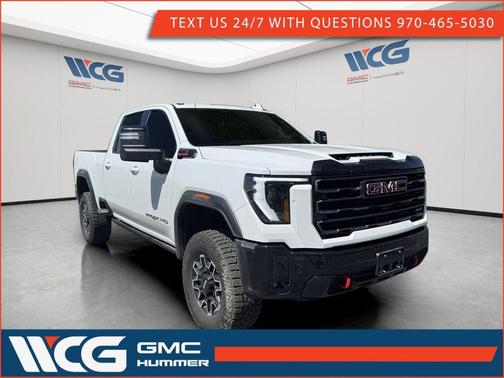 White 2025 GMC Sierra 2500 AT4X