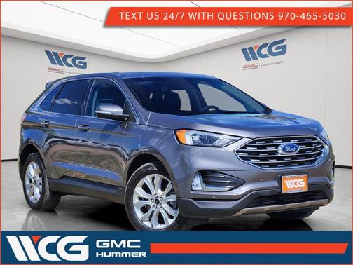 Gray 2023 Ford Edge Titanium