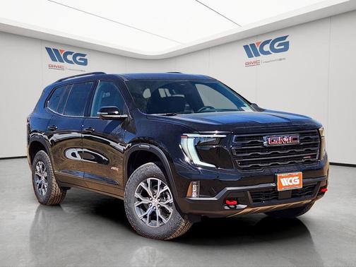 Black 2026 GMC Acadia AT4 AWD