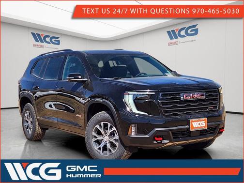 Black 2026 GMC Acadia AT4 AWD
