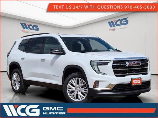 White 2026 GMC Acadia Elevation AWD