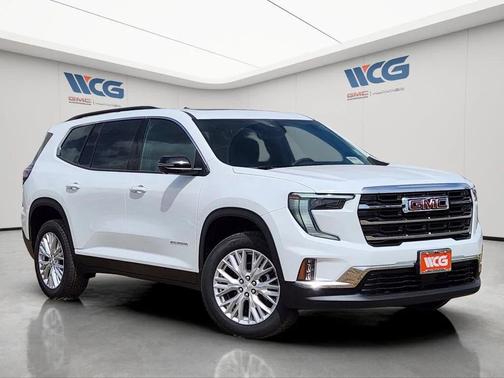White 2026 GMC Acadia Elevation AWD