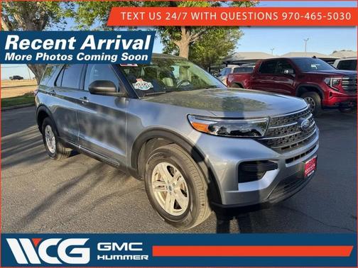 Silver 2024 Ford Explorer XLT