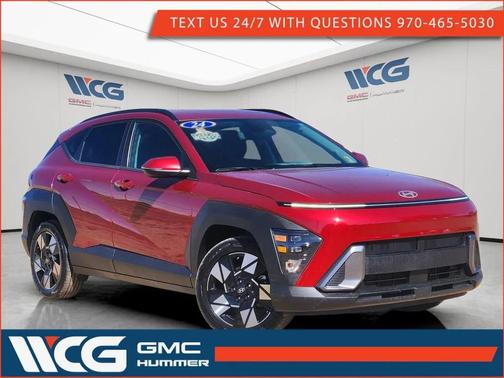 Red 2024 Hyundai KONA SEL