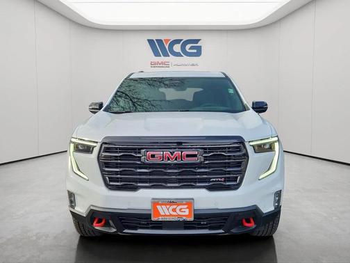 White 2026 GMC Acadia AT4 AWD