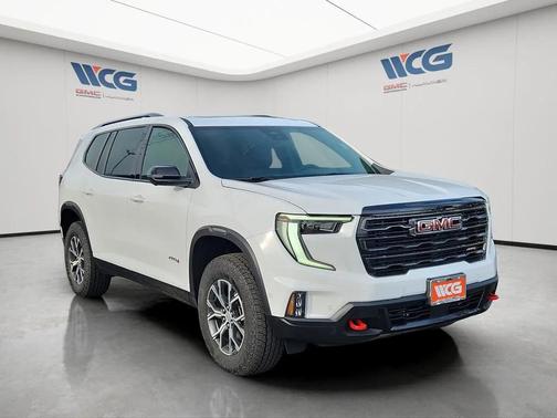White 2026 GMC Acadia AT4 AWD