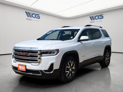 White 2023 GMC Acadia AWD SLE