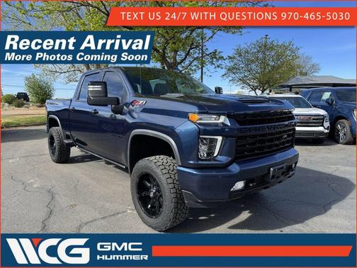 Blue 2021 Chevrolet Silverado 2500 LTZ