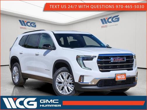 White 2026 GMC Acadia Elevation AWD