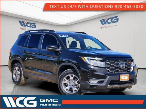 Black 2022 Honda Passport AWD TrailSport
