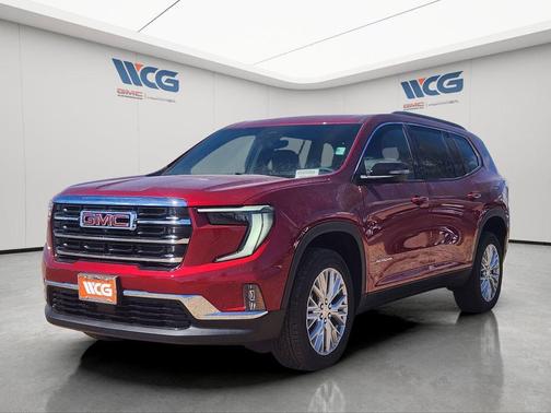 Red 2026 GMC Acadia Elevation AWD