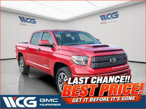 Red 2019 Toyota Tundra SR5