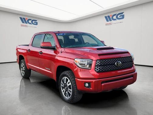 Red 2019 Toyota Tundra SR5