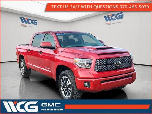 Red 2019 Toyota Tundra SR5