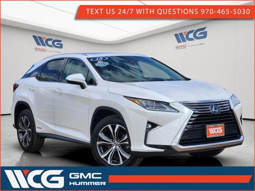 White 2018 Lexus RX 450h Base