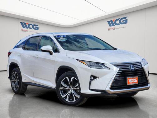 White 2018 Lexus RX 450h Base