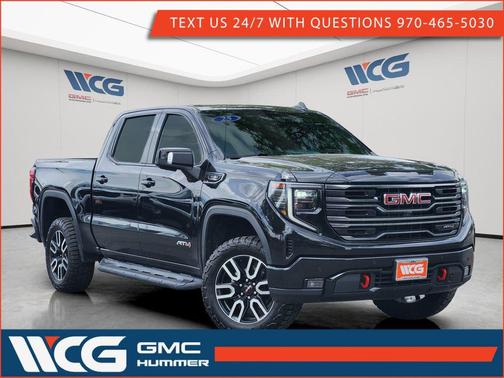 Black 2025 GMC Sierra 1500 AT4