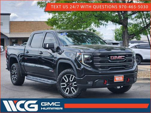 Black 2025 GMC Sierra 1500 AT4