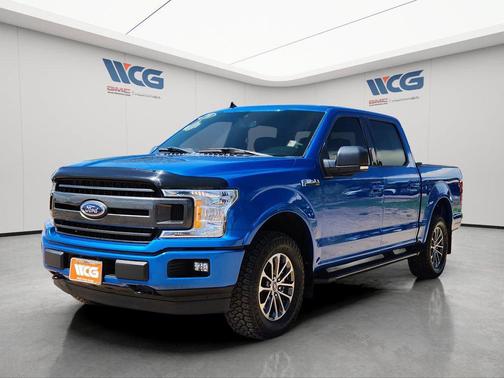 Blue 2020 Ford F-150 XLT