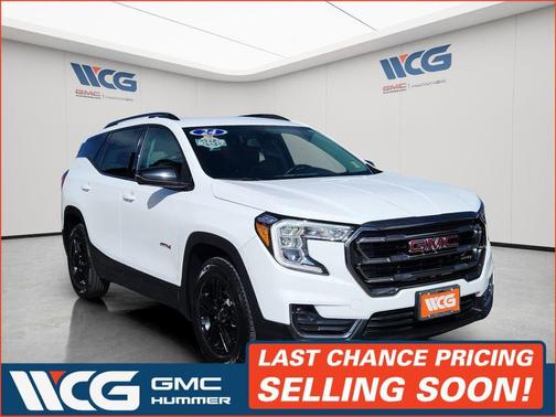 White 2024 GMC Terrain AWD AT4