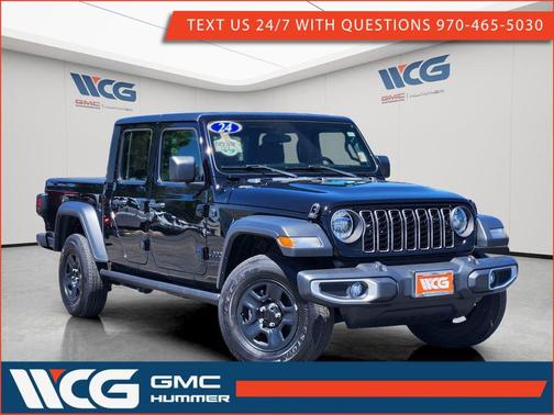 Black Clearcoat 2024 Jeep Gladiator Sport