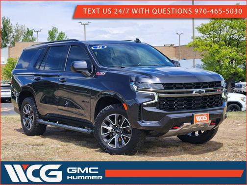 Gray 2022 Chevrolet Tahoe 4WD Z71