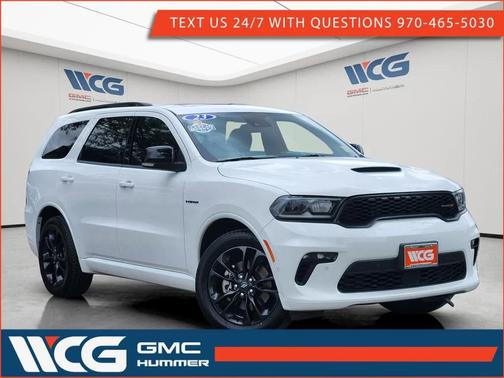 Whtie 2023 Dodge Durango R/T Plus AWD