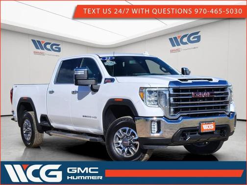 White 2022 GMC Sierra 2500 SLT