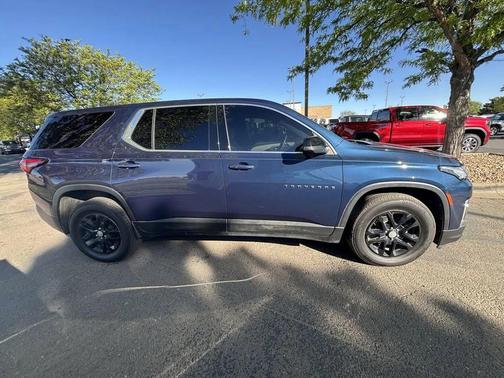 Blue 2022 Chevrolet Traverse LS