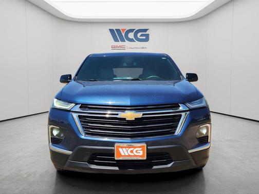 Blue 2022 Chevrolet Traverse LS