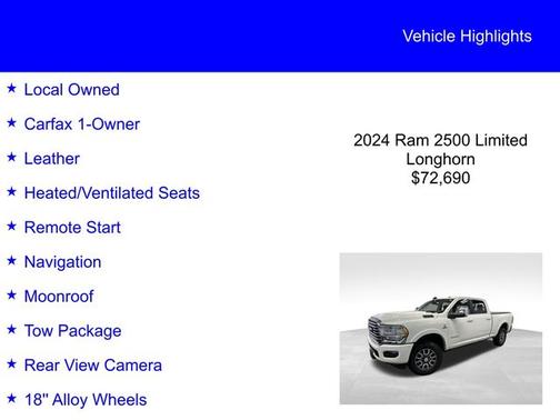 2024 RAM 2500 LONGHORN