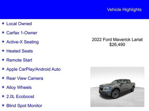 2022 Ford Maverick LARIAT