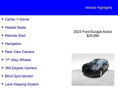 2023 Ford Escape ACTIVE