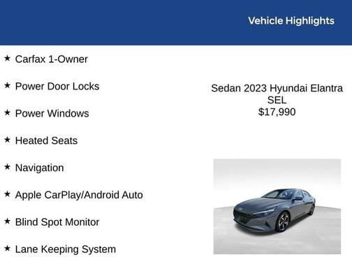 2023 Hyundai ELANTRA SEL