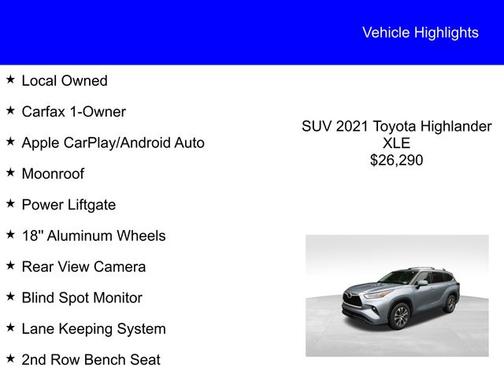 2021 Toyota Highlander XLE