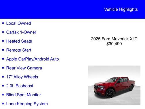 2025 Ford Maverick XLT