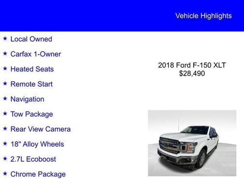 2018 Ford F-150 XLT
