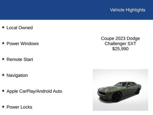 2023 Dodge Challenger SXT