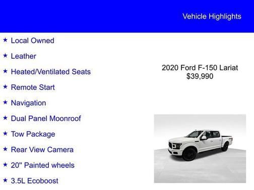 2020 Ford F-150 LARIAT