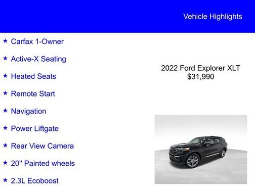 2022 Ford Explorer XLT