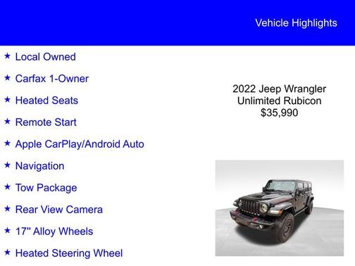 2022 Jeep Wrangler Unlimited RUBICON