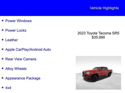 2023 Toyota Tacoma SR5