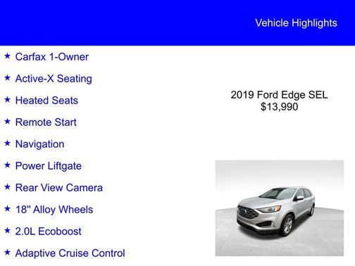 2019 Ford Edge SEL