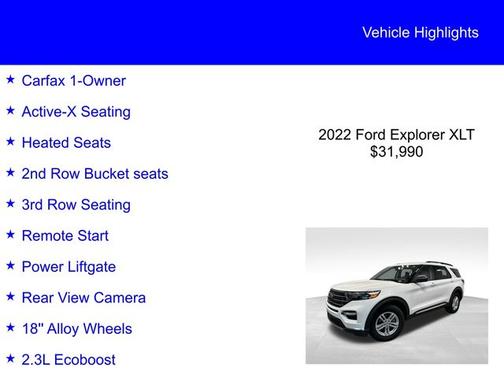 2022 Ford Explorer XLT