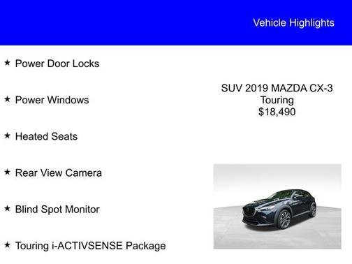 2019 Mazda CX-3 TOURING