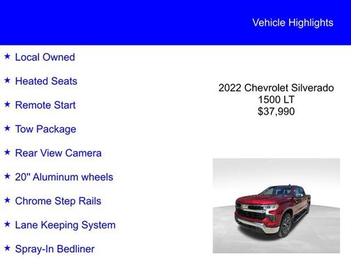 2022 Chevrolet Silverado 1500 LT