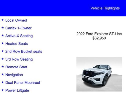 2022 Ford Explorer ST-LINE