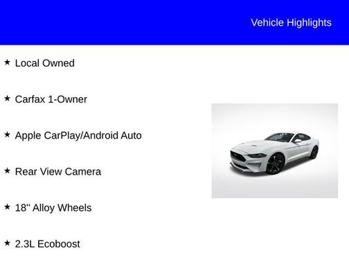 2023 Ford Mustang ECOBOOST