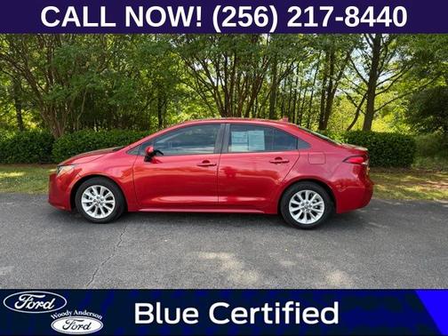 Barcelona Red Metallic 2021 Toyota Corolla LE